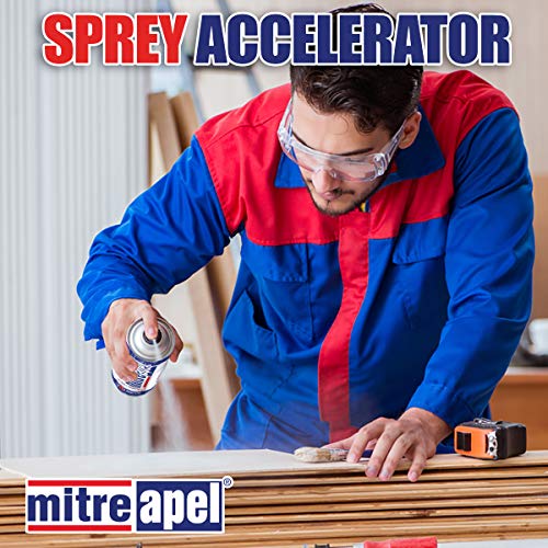 mitreapel Activator (2 x 13.5 fl oz) Spray Accelerator for CA Super Glues (2 Pack) - Image 3