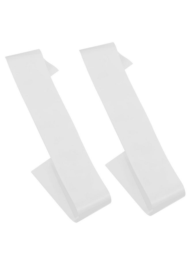 PENTA ANGEL - Sashes Penta Angel 2Pcs Plain Pageant Decorate Sashes For Graduation Birthday Bridal Shower Wedding Party Diy Supplies (White) - Image 1