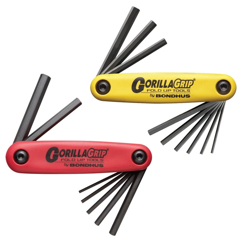 Bondhus 12522 GorillaGrip Hex Foldup Double Pack 12587 28mm 12589 56414Inch