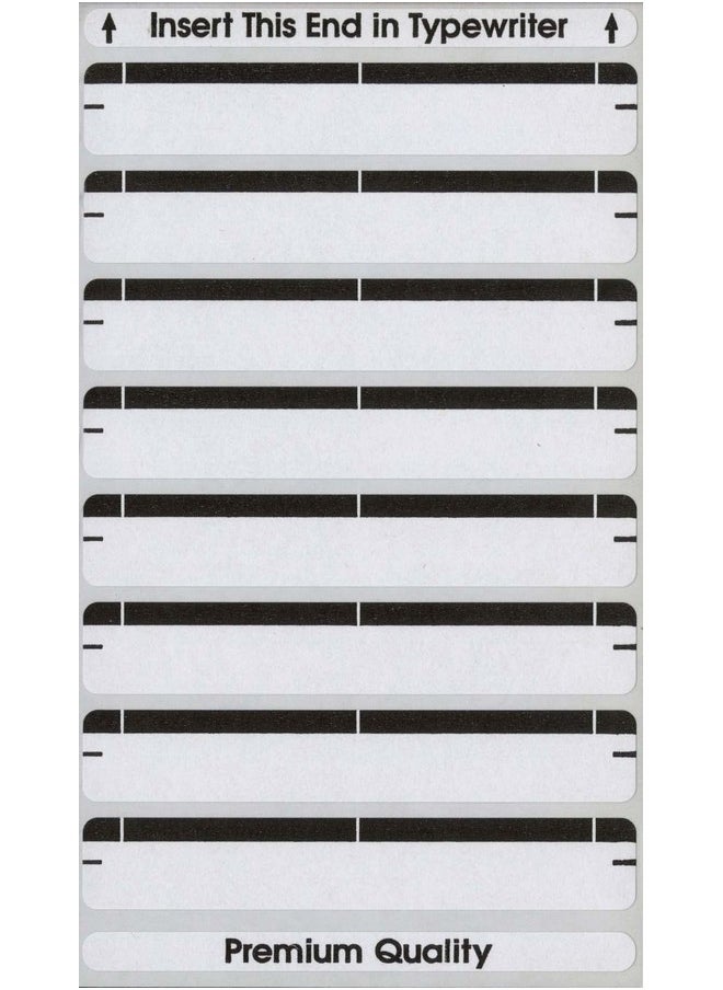 Maco - Black File Folder Labels, 9/16 X 3-7/16 Inches, 248 Per Box (Ff-L8) - Image 1