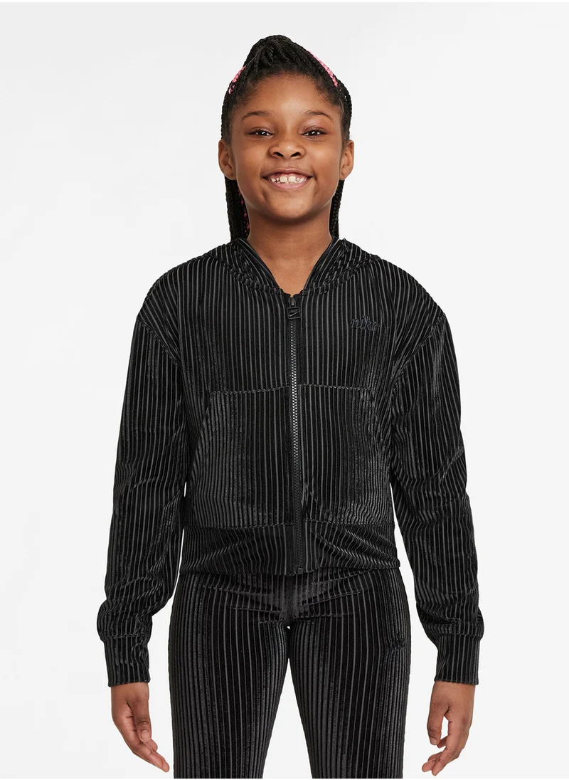 نايكي Kid Nsw Cozy Ribbed Hoodie