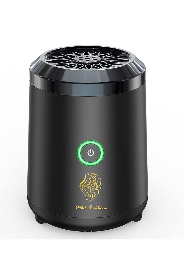 PADOM مبخرة بخور محمولة صغيرة من بادوم قابلة لإعادة الشحن وموزع رائحة كهربائية عربية وحامل بخور للديكور المنزلي الإسلامي - Image 1