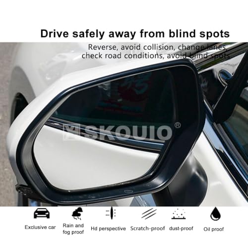 SKOUIO Passenger Side Mirror Replacement Glass for TOYOTA Corolla 2020-2024,Camry 2018-2024,Prius 2016-2022,Backing Plate Power Heated right Side Mirror Glass for TOYOTA Camry,Corolla,Prius - Image 4
