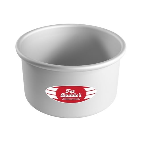 Fat Daddio's Anodized Aluminum Round Cake Pan, 7 x 4 Inch - Image 1