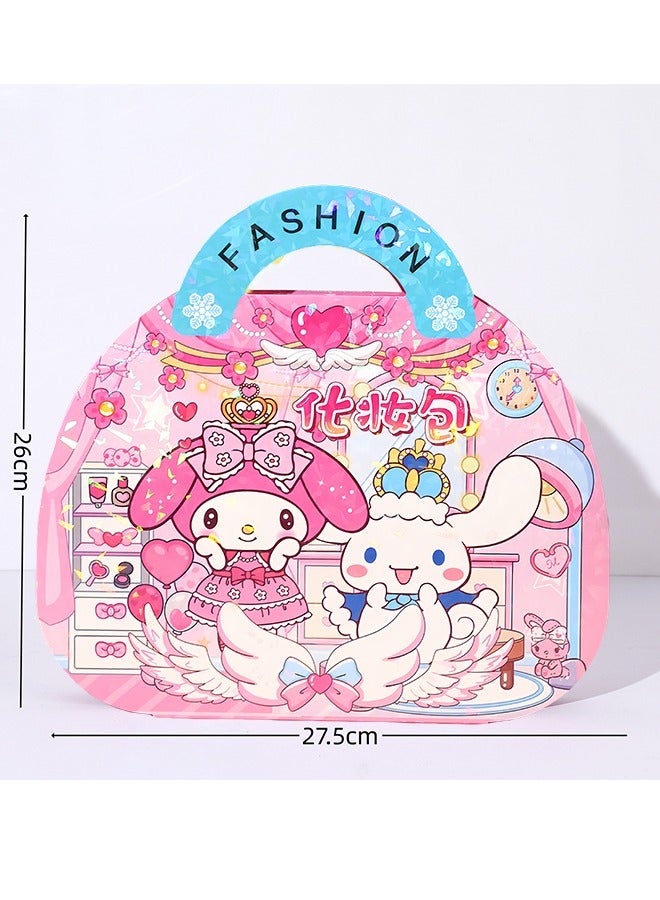 LCAREMOM Art Craft Activity for Kids, Paper Makeup DIY Girls Toy Kit, Paper Craft Kits with Diamond Painting and Cartoon Dress up Set, Ideal Birthday, Holiday Party Gift for Girls Ages 3+ Year Old  - Image 4