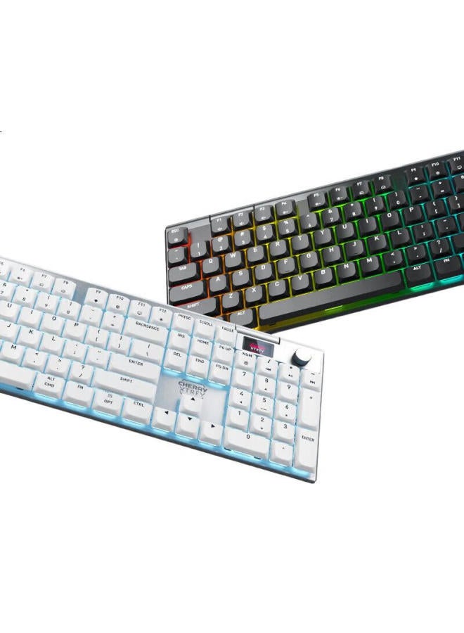 Cherry Mx10.1 Wireless Mechanical Gaming Keyboard With Rgb Lighting, Ultra-Thin Body, Aluminum Alloy Shell, Silver, Low-Profile Red Switches - Image 3