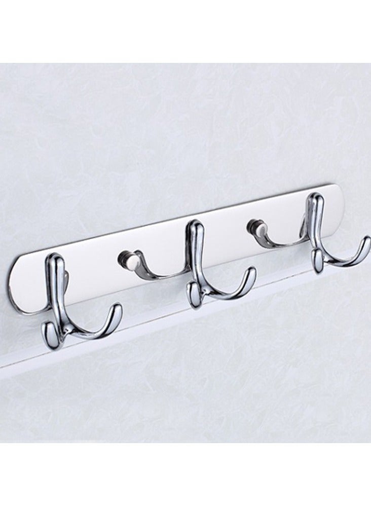 Loquat Stainless Steel Rabbit Ear Bathroom Hooks, 3 Hooks