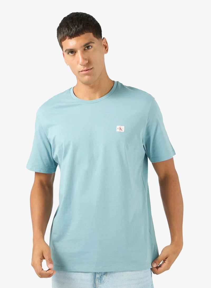 Calvin Klein Jeans  2 Pack Cotton Badge T-shirts for Men | Best Price UAE