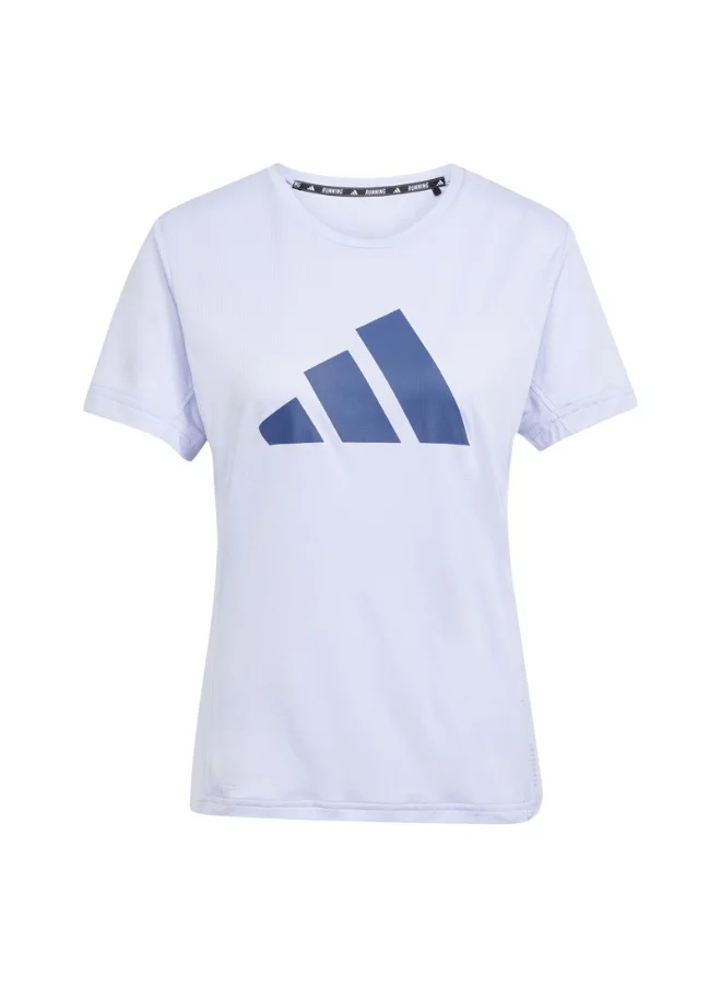 اديداس adidas RUN IT TEE Purple Running T-SHIRTS for Women - 2XS