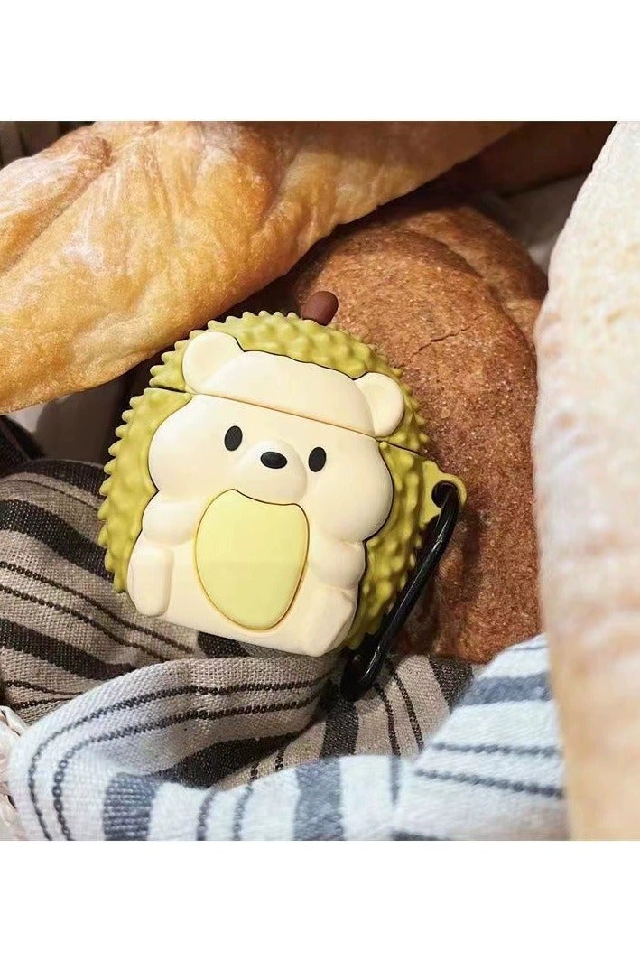 general AirPods 3rd generation silicone wireless Bluetooth protective case, cartoon design, Apple wireless Bluetooth headphones protective case, made of silicone material, with a creative and soft exterior.