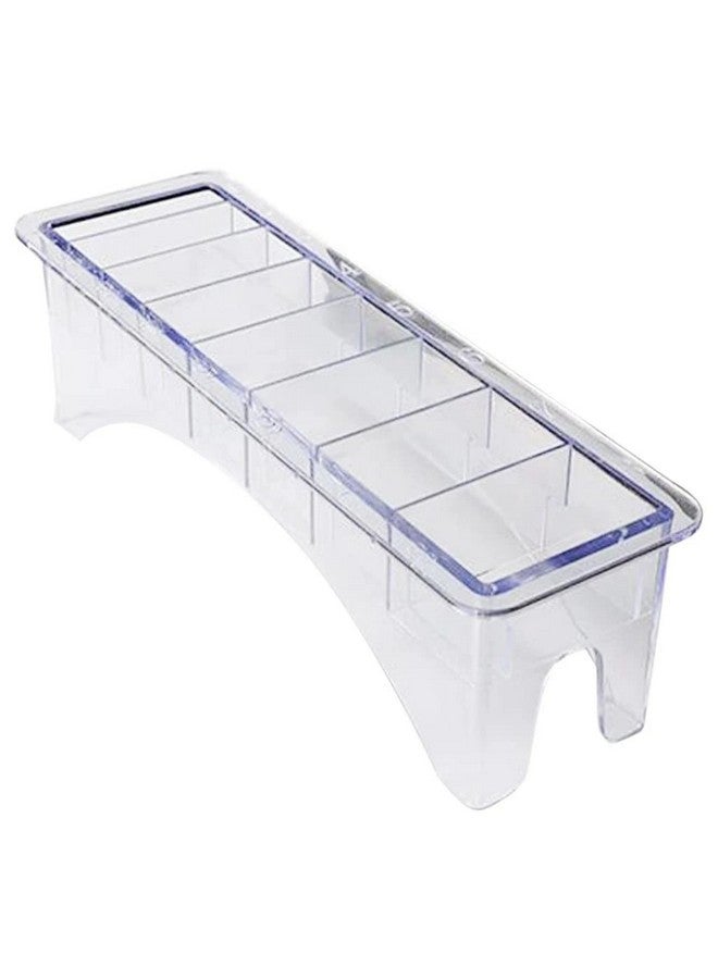 Koolouispoper Universal 8 Grid Base Hair Clipper Limit Comb Storage Box Caliper Case Guide Hair Styling Comb Organizer - Image 2