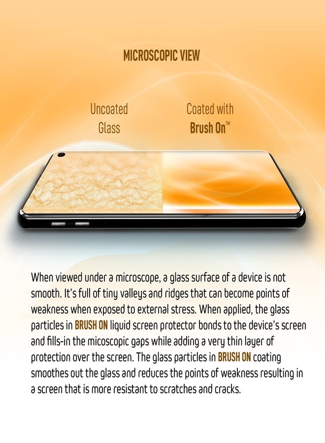 LUVVITT BRUSH ON Liquid Glass Screen Protector With $250 Coverage | Wipe On Scratch and Shatter Resistant Nano Protection for All Phones Tablets and Smart Watches - Universal Fit - Image 3