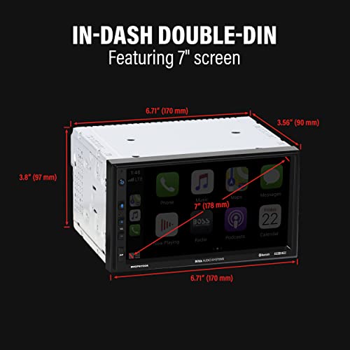 BOSS Audio Systems BVCP9700A-C Car Stereo System - Apple CarPlay, Android Auto, 7 Inch Double Din, Touchscreen, Bluetooth Audio and Calling Head Unit, Radio Receiver, No CD Player, Backup Camera - Image 5