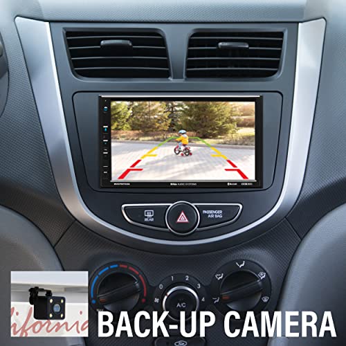 BOSS Audio Systems BVCP9700A-C Car Stereo System - Apple CarPlay, Android Auto, 7 Inch Double Din, Touchscreen, Bluetooth Audio and Calling Head Unit, Radio Receiver, No CD Player, Backup Camera - Image 4