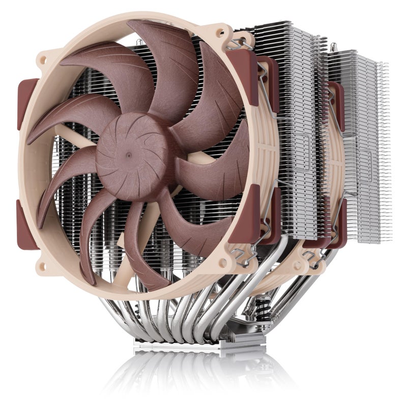 NOCTUA Noctua NH-D15 G2 LBC, Dual Tower CPU Cooler, Specialised Low Base Convexity Version for AMD AM5/AM4 (Brown)  - Image 1