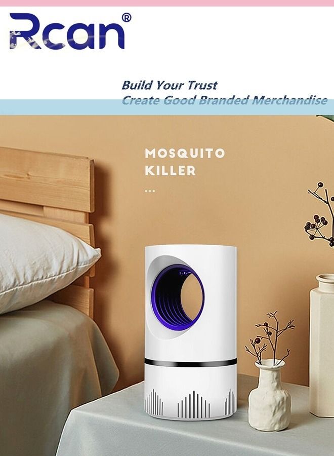 Rcan USB Plug-In LED Ultraviolet Mosquito Killer Lamp Indoor Outdoor Floor Standing Waterproof Insect Trap Rechargeable Ultra Quiet Suction Fan Mosquito Repeller Suitable for Home Terrace Garden Camping  - Image 2