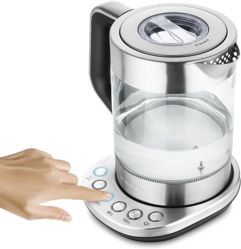 Catler Electric Kettle 1.5L, KE 510 Variable Temperature– Glass Tea Kettle with 4 Temperature Settings (70–100°C), Stainless Steel Tea Strainer, Keep Warm Function, Auto Shut-Off - Image 5