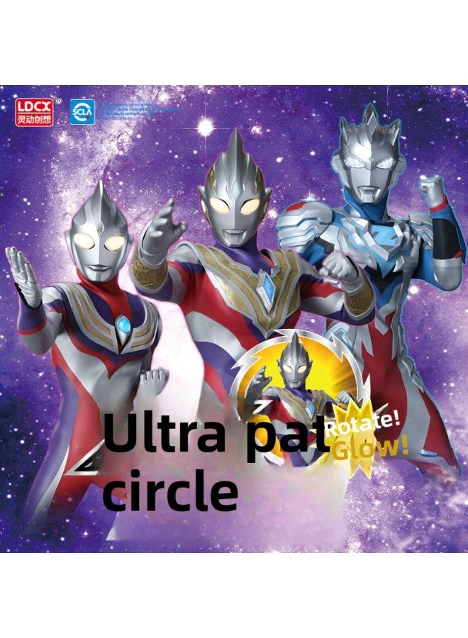 Genuine Ott Snap Ring Degata Zetatelli Glow Ottoman Watch Toy Boy Birthday Gift-Color:Ultraman Stick Circle-ultraman Zeta (alpha Armor) - Image 2