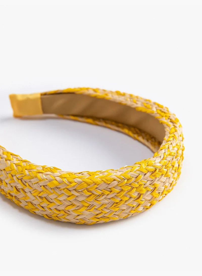 KOTON Straw Bead Shaped Hairband