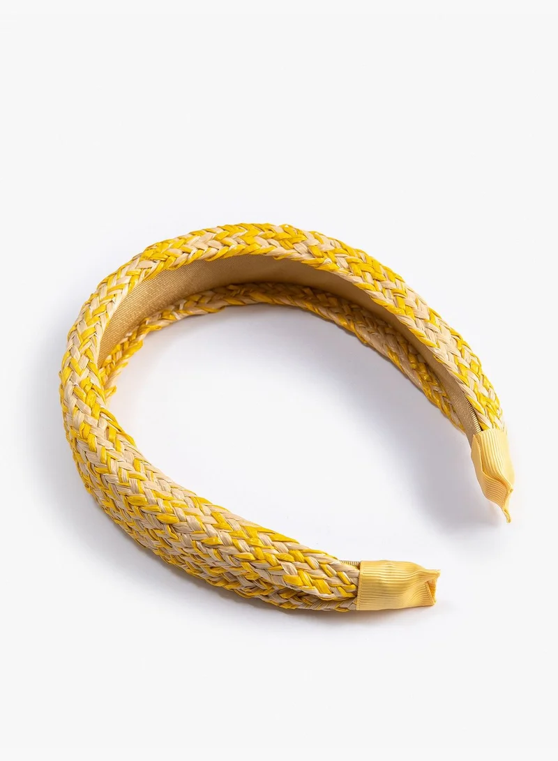 KOTON Straw Bead Shaped Hairband