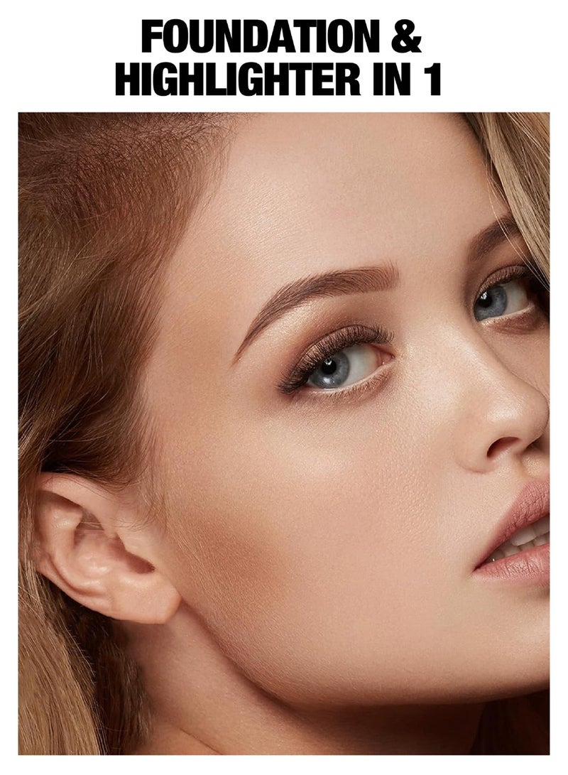 Handaiyan Baked Duo Pressed Powder Foundation & Highlighter Oil-Control 05 Tan - Image 3
