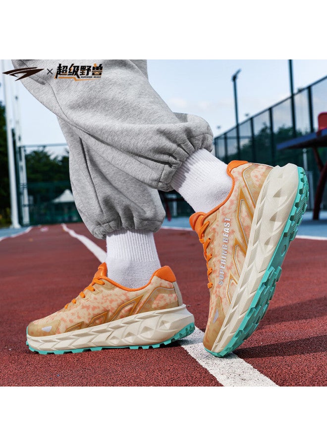 Bonté × Super Beast Collaboration Sports Shoes Non-slip Wear-resistant Casual Running Shoes Fluorescent Orange Size 36