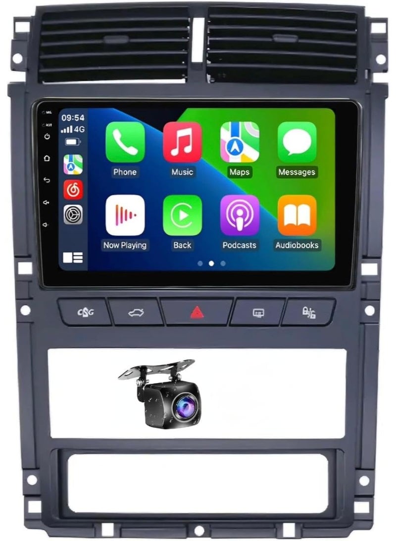 SHEZA STAR Android Car Stereo for Stereo Peugeot 405 2015-2020 4GB RAM 32GB ROM Support Carplay, M-Link Wi-Fi BT, Radio GPS, 9 Inch IPS Touch Screen with AHD Camera Included - Image 1