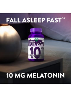ZzzQuil ZzzQuil Pure Zzzs, Advanced 10mg Melatonin Gummies, Sleep Aid, Berry Flavored, with Chamomile & Lavender, Fall Asleep Fast, Drug-Free, Non-Habit Forming, 100ct  - Image 4