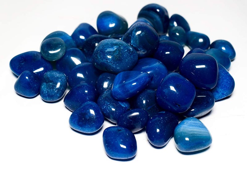 Ercole Decorative Aquarium and Vase Fillers Pebbles for Garden Home Decor Blue 500Gm - Image 2