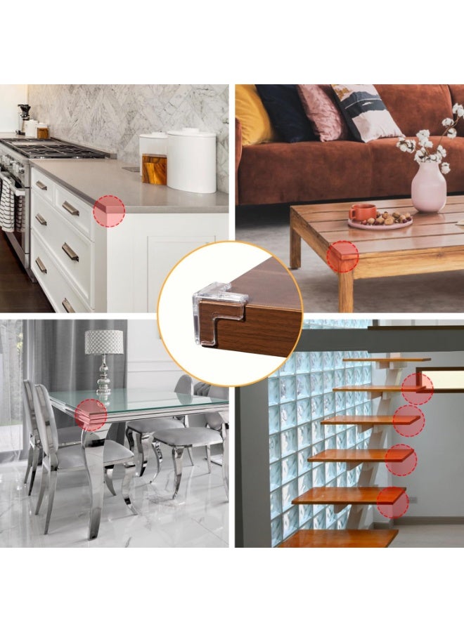12 Pack Corner Guards, Furniture Corner and Edge Safety Bumpers, Baby Proofing Corner Covers Protectors, Baby Proof Bumper, Cushion to Cover Sharp Furniture, Table Edges - Image 4