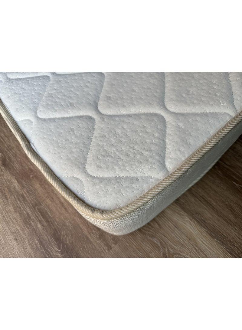 Handpicked Furniture Medium Firm Medicated Foam 70D Mattress with Terrycot Fabric, Low Sinking Feel, Reversable Mattress 10cm thickness, Perfect Balance of Comfort and Support - Image 3