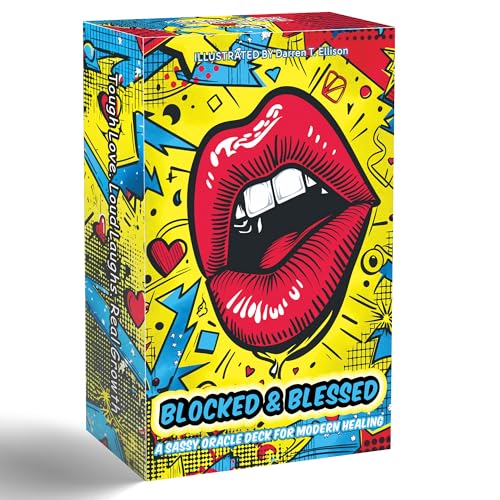 DPEHAKMK Oracle Cards Deck 54 Cards for Beginners Sassy Relationship and Self Worth Oracle Cards with Blunt Messages Healing Humor Oracle Deck for Clarity Boundaries Self Love and Emotional Growth - Image 1