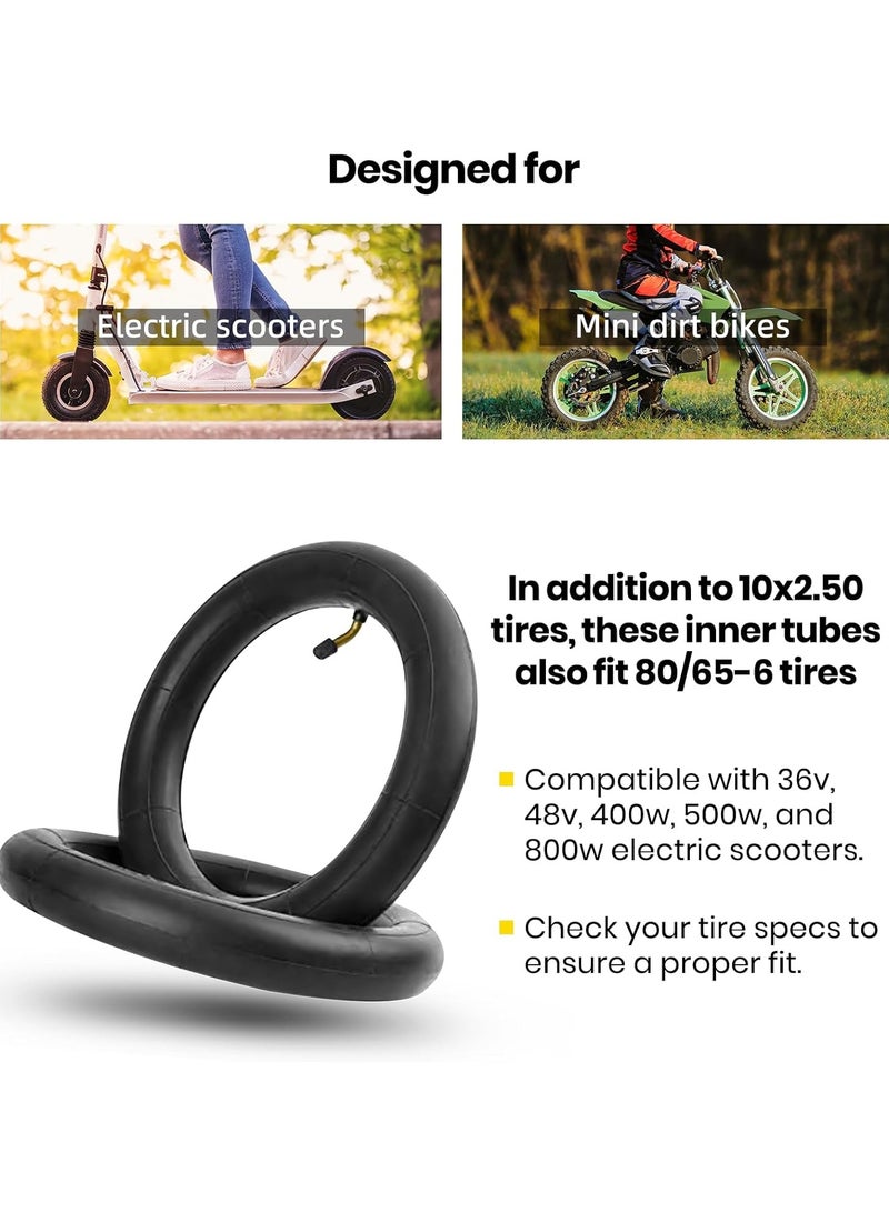 10x2.5/2.75 Inner Tube Tire 45° 10 Inch Electric Scooter Thicken Inner Tire Replacement - Image 3