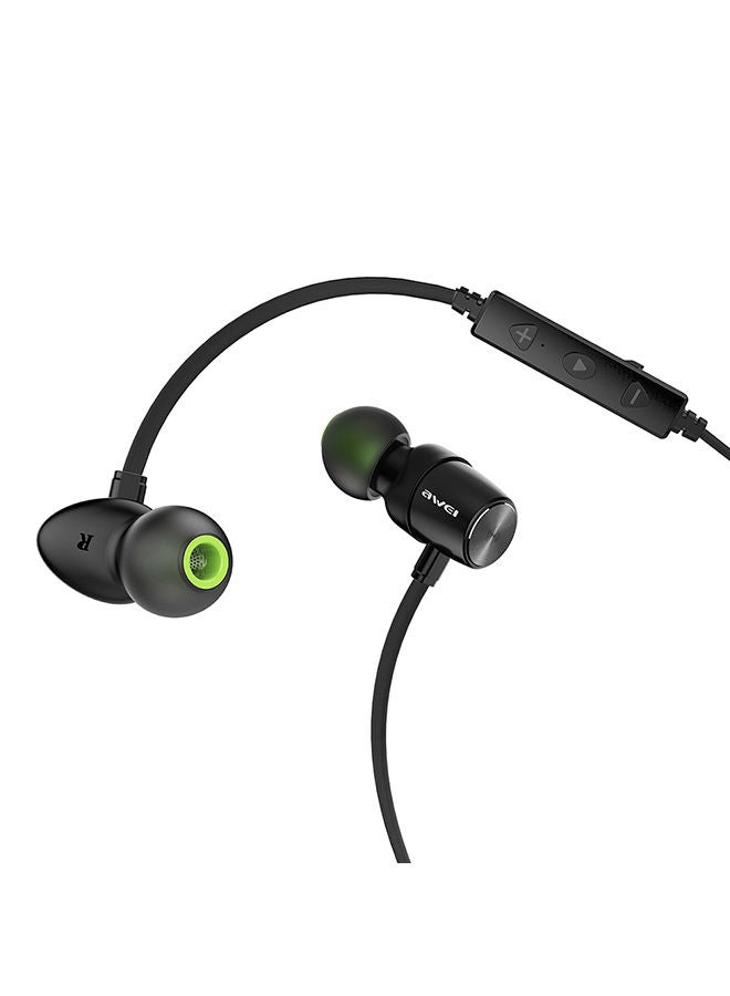 NIBEMINENT Wireless Sport In-Ear Headphones With Mic Black - Image 3