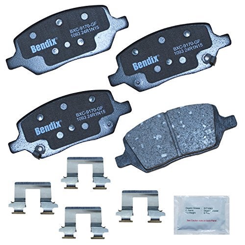 Bendix Priority1 CFC1093 Ceramic Rear Brake Pads for Select Models Buick Terraza, Chevrolet Uplander, Mobility Ventures MV-1, Pontiac Montana, Saturn Relay, VPG MV-1 - Image 1