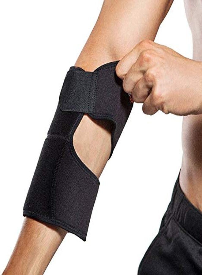 GymWar Elbow, Reversible Neoprene Support Brace for Joint, Arthritis Pain Relief, Tendonitis, Sports Injury Recovery, Black, 1 Count, By GymWar - Image 2