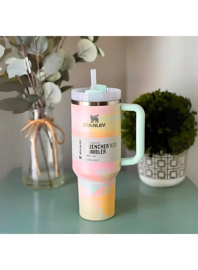 Stanley Quencher H2.0 FlowState Stainless Steel Vacuum Insulated Tumbler with Lid and Straw for Water, Iced Tea or Coffee, Smoothie and More, 40 oz - Image 5