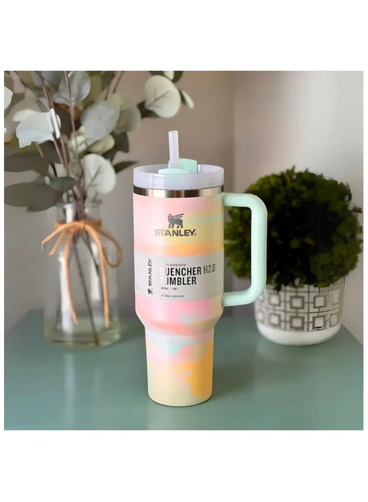 Stanley Quencher H2.0 FlowState Stainless Steel Vacuum Insulated Tumbler with Lid and Straw for Water, Iced Tea or Coffee, Smoothie and More, 40 oz - Image 3