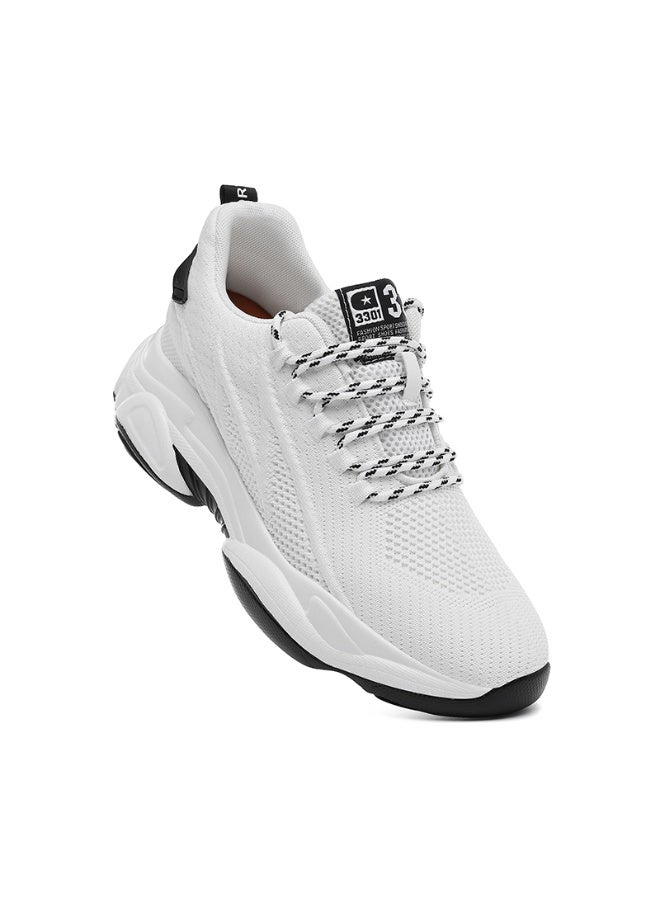 Men Sport Casual Shoes Low Top Walk Athletic Comfortable Lightweight Non-Slip Sneakers - Image 4