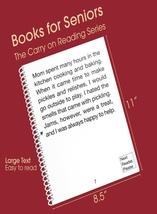Keeping Busy Large Print Books for Seniors Funny Story Paperback Short Stories for Adults Dementia Books for Older Women & Men Dementia Activities to Keep Busy Alzheimers Activities (Set 2) - Image 3