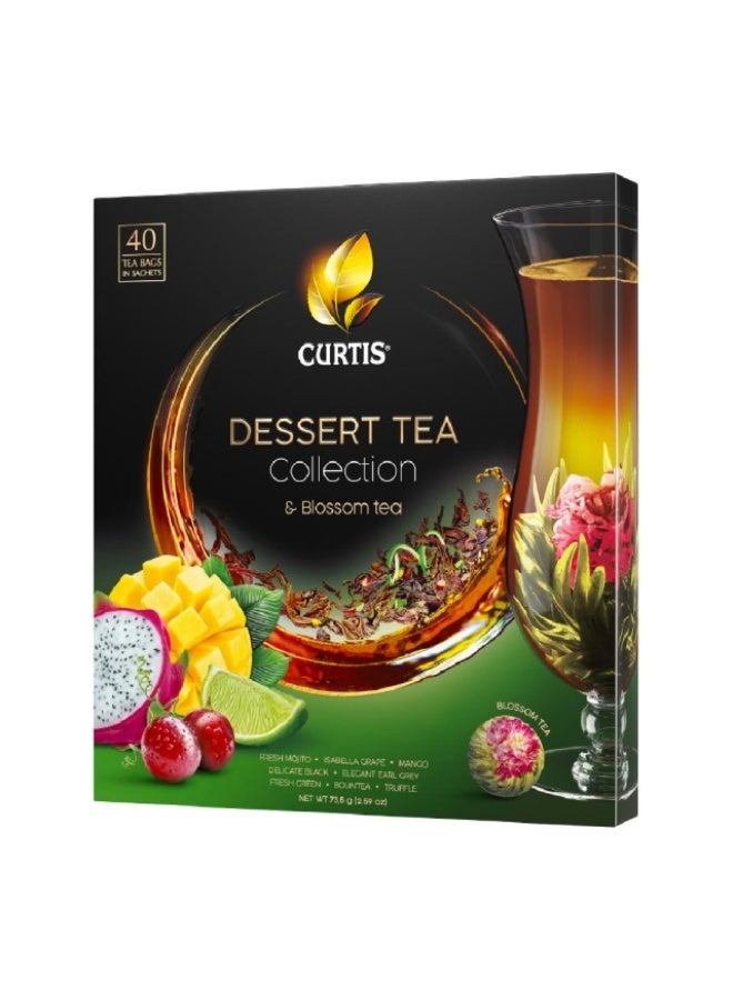 Tea Collection Bags, Dessert & Blooming - 40 Sachets, Russia