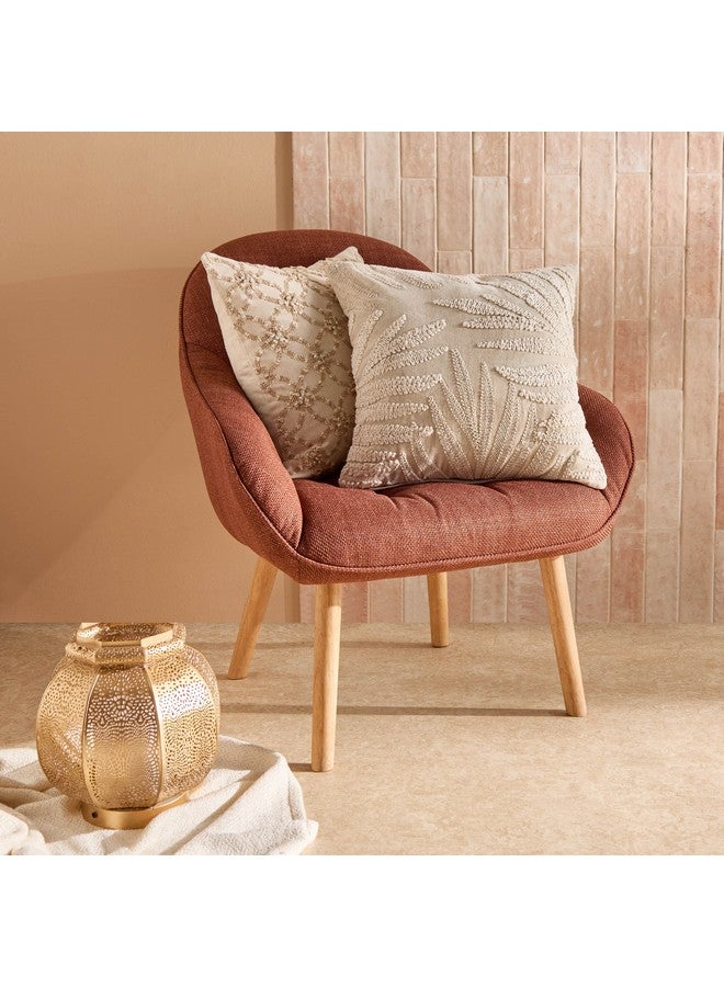 Home Box Taste of Grace Stonsh Embroidered Filled Cushion 45 x 45 cm  - Image 4