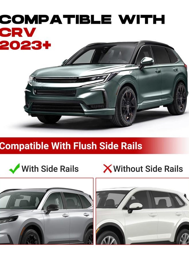 HEKOTE Roof Rack Cross Bars for Honda CRV CR-V Hybrid 2023 2024,Aluminum Cargo Carrier Luggage Rack Rails Rooftop Accessories - Image 2
