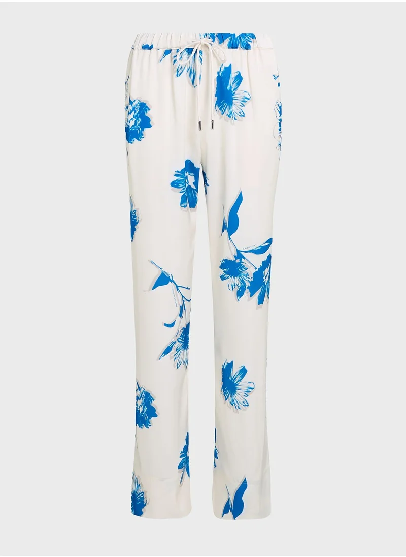 CALVIN KLEIN Printed High Waist Pants