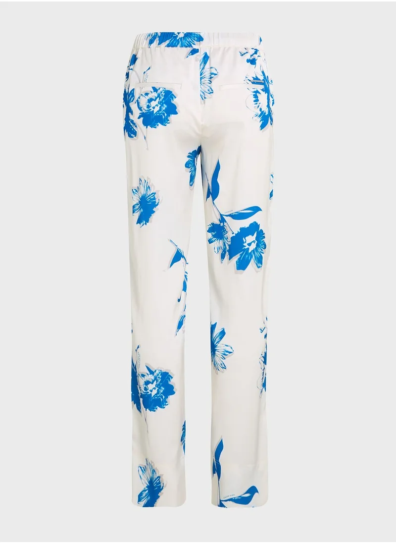 CALVIN KLEIN Printed High Waist Pants