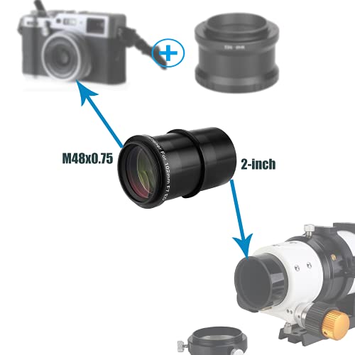 SVBONY Focal Reducer, M54X1 Field Flattener, Telescope Accessory for SV503 102mm ED Telescope - Image 5