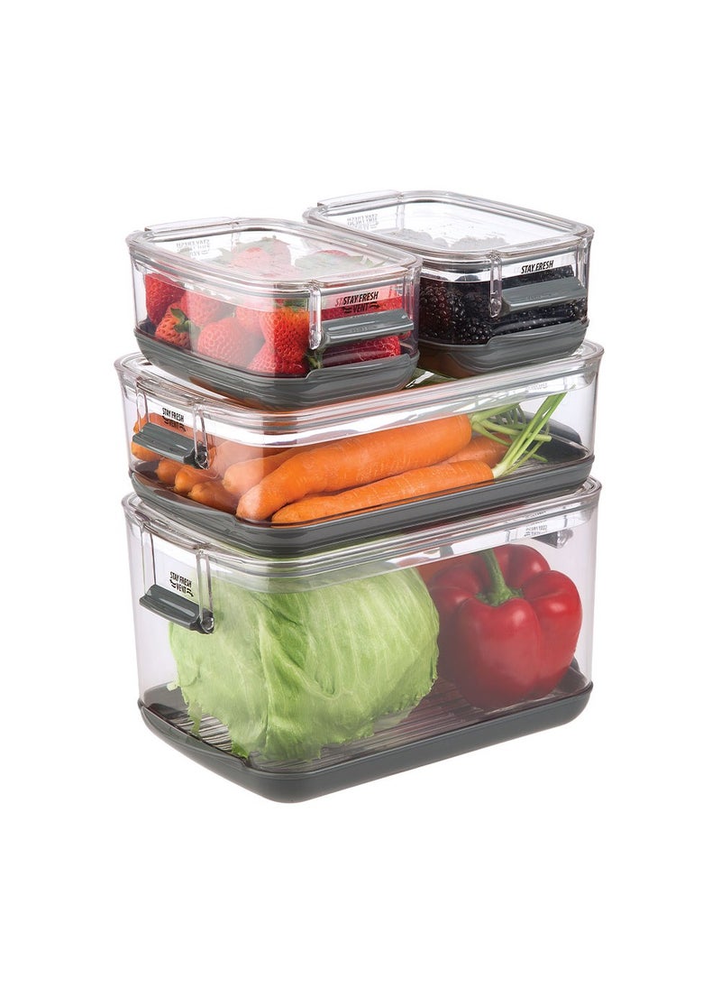 ProKeeper Produce Storage Container with Stay-Fresh Vent System â€“ 5.7 Quarts, Airtight for Fruits & Vegetables - Image 2