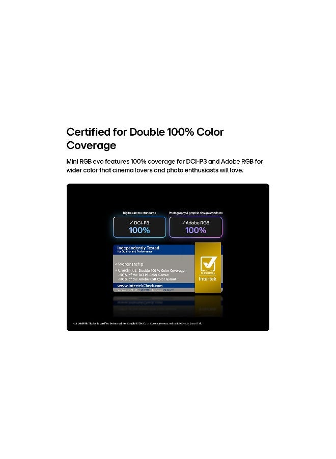 إل جي 75inch 4K Mini RGB Motion Booster 288Hz RGB Primary Color Pro α8 AI Processor 4K Gen3 Dolby Vision / HDR10 / HLG Precision Dimming Motion Pro AI Magic Remote webOS26 [2026] 75MRGB85B6C black - Image 4