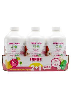 FARLIN Pack Of 3 Eco Friendly Clean 2.0 Baby Bottle Wash Liquid - 700ml  - Image 2