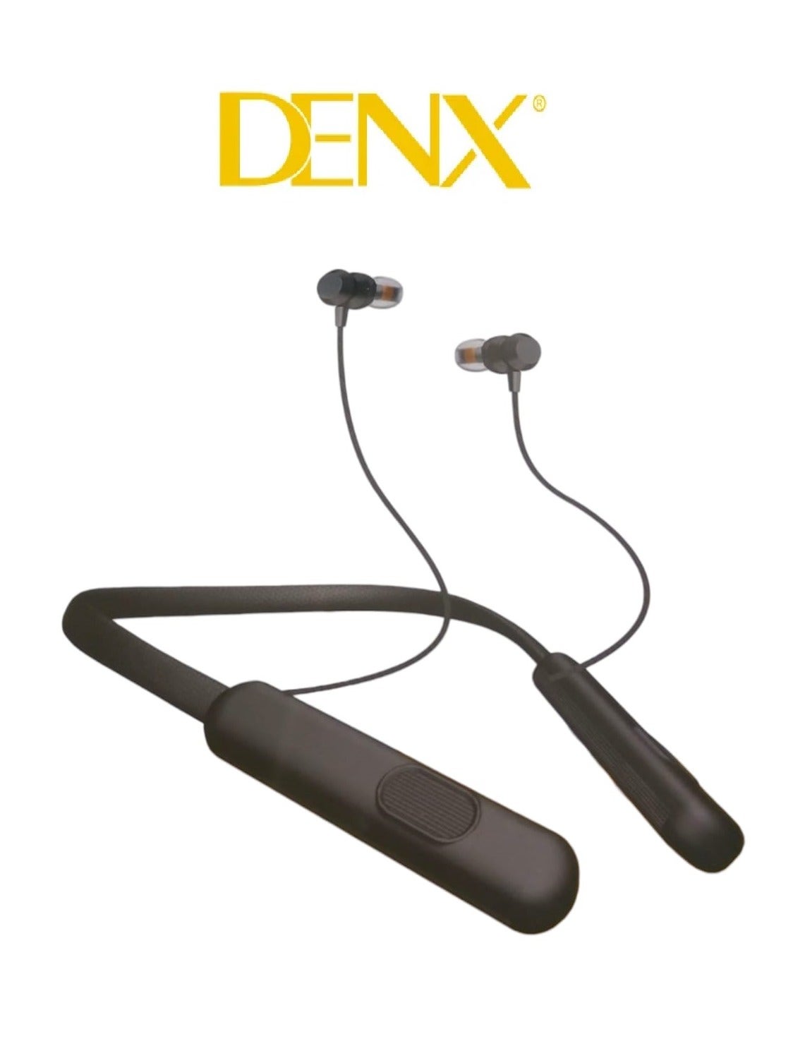 دينكس Denx Neckband Bluetooth Headphones With 150 Hours Playtime With Enc x-bass With 5 Sou